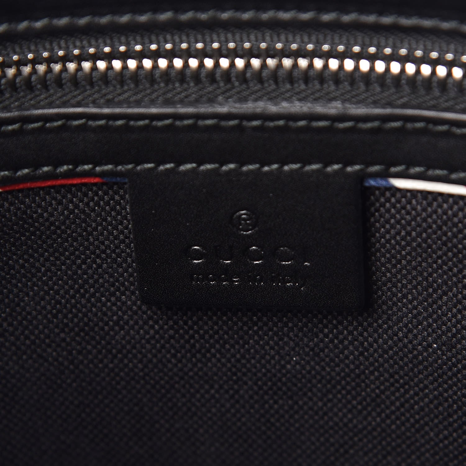 Gucci GG Supreme Monogram Night Courrier Flat Messenger Bag Black Multicolor 6 of 10