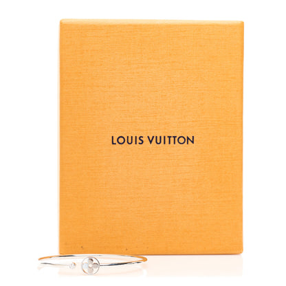 Louis Vuitton 18K White Gold Diamond Idylle Blossom Twist Bracelet 4 of 4
