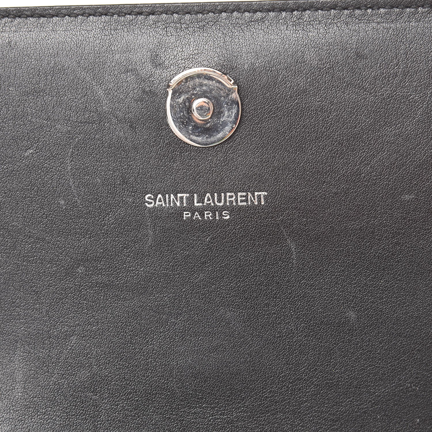 Saint Laurent Calfskin Studded Small Monogram Kate Satchel Black 6 of 14