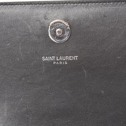 Saint Laurent Calfskin Studded Small Monogram Kate Satchel Black 6 of 14