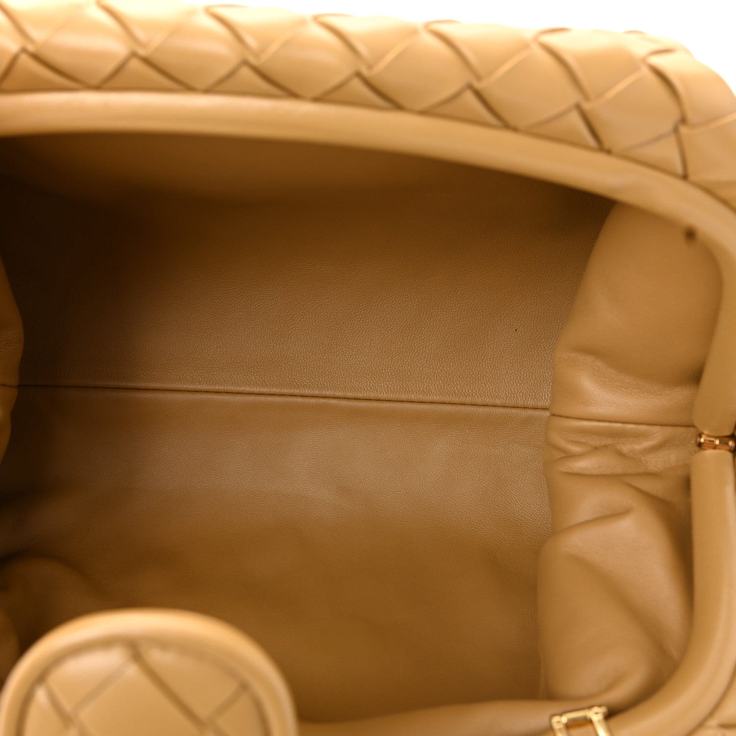 Bottega Veneta Nappa Intrecciato Teen The Lauren 1980 Clutch With Chain Praline 5 of 9