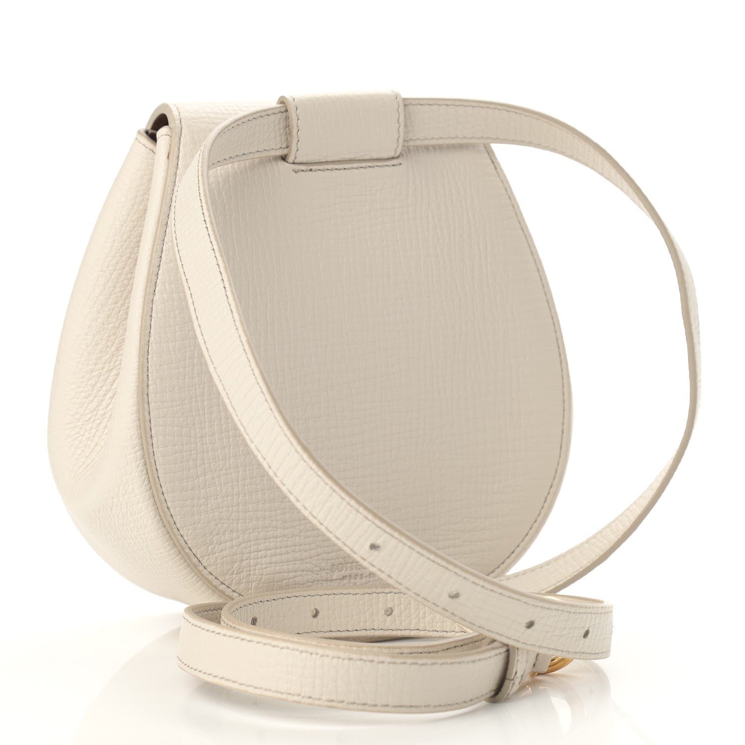 Bottega Veneta Palmellato Calfskin Rounded Belt Bag Plaster 3 of 10