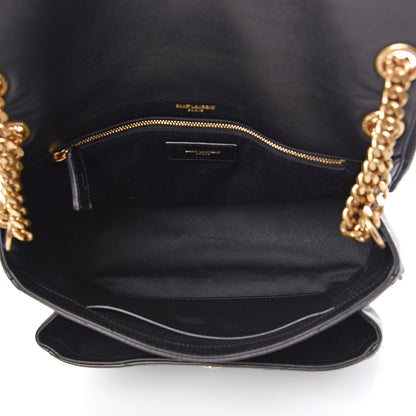 Saint Laurent Lambskin Matelasse Monogram Medium Niki Chain Satchel Black 5 of 11