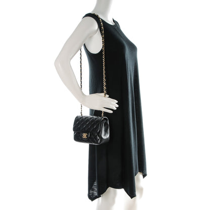 Chanel Lambskin Quilted Mini Square Flap Black 2 of 8