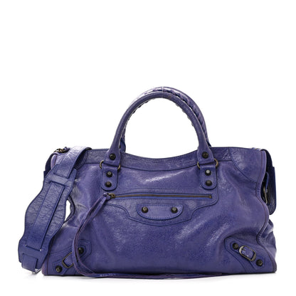 Balenciaga Agneau Classic Hardware City Bleu Lavande 1 of 14