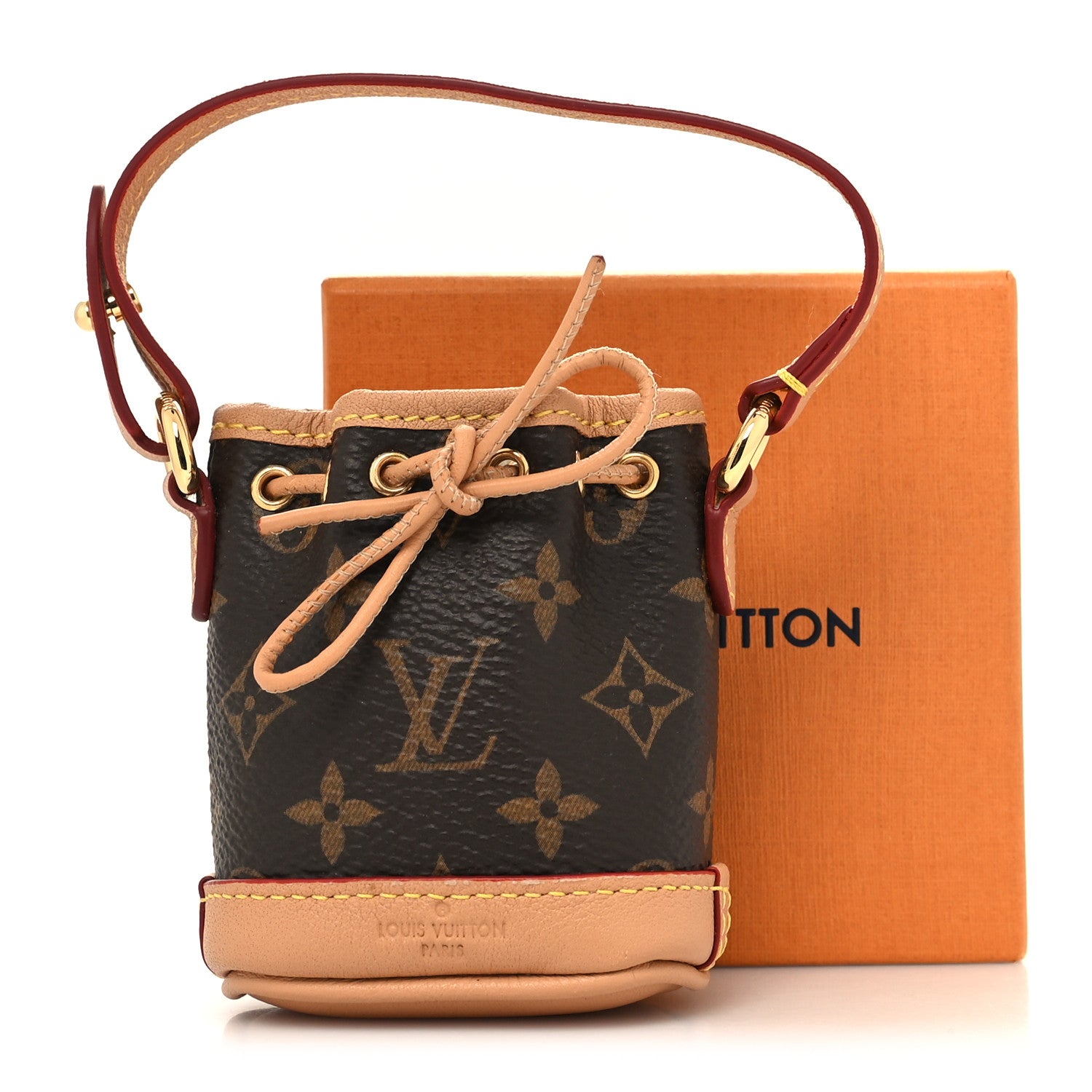 Louis Vuitton Monogram Micro Noe Bag Charm Key Ring 8 of 8
