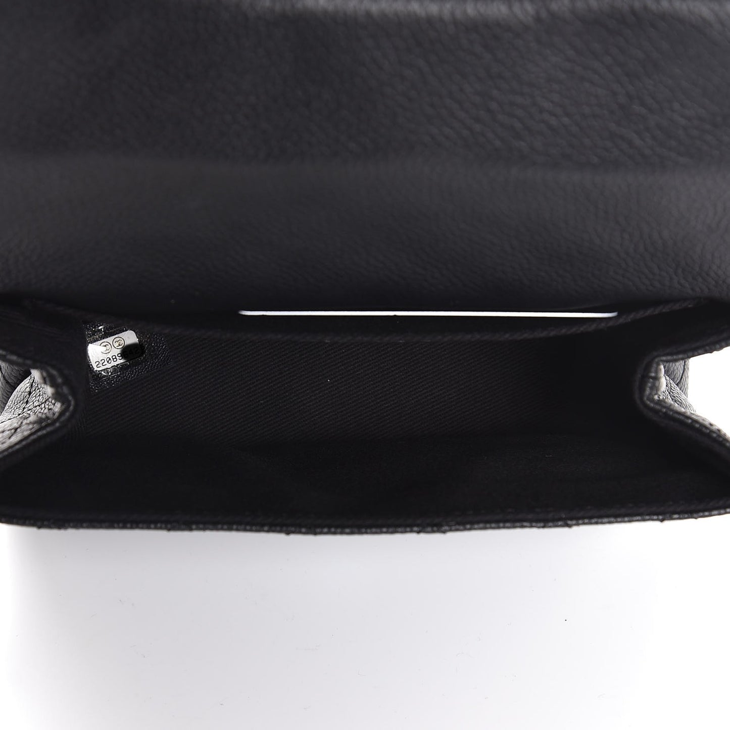 Grained Calfskin Quilted 2.55 Reissue Flap Belt Bag Clutch Black