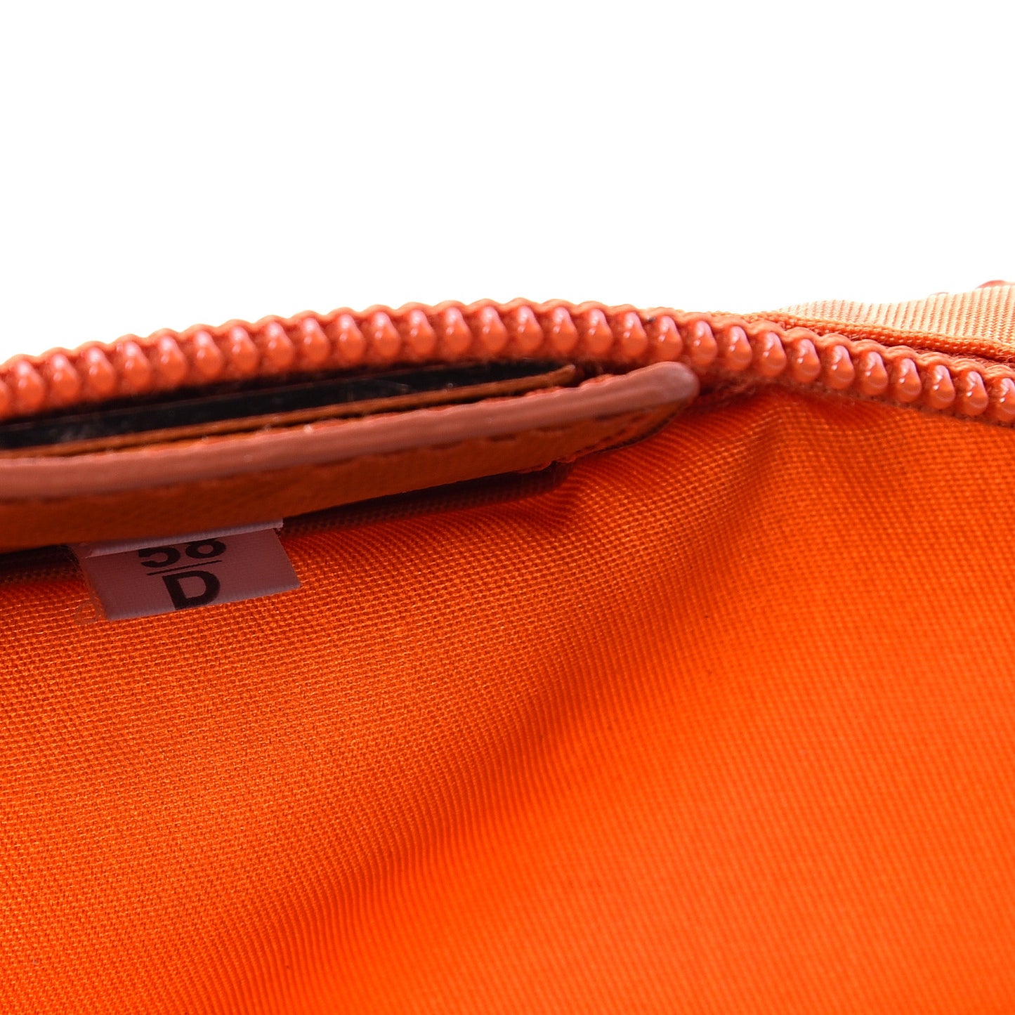 Nylon Vela Flat Messenger Bag Papaya