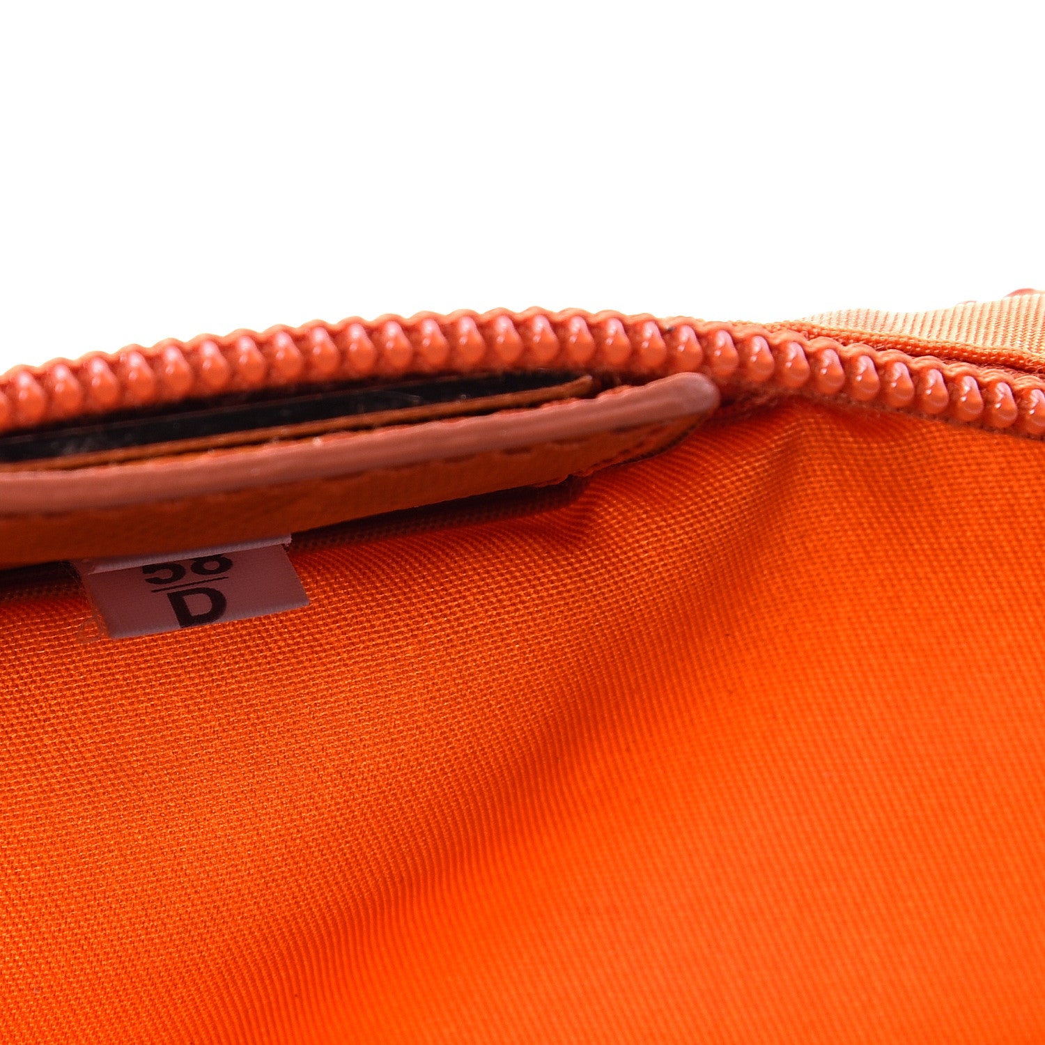 Prada Nylon Vela Flat Messenger Bag Papaya 8 of 11