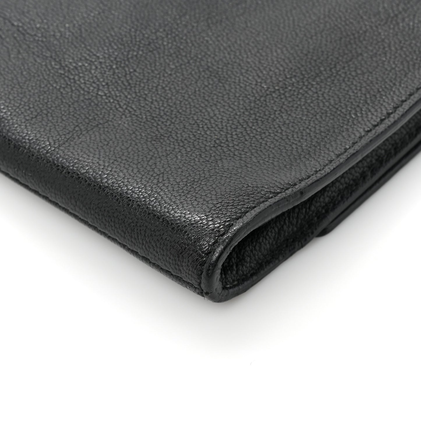 Calfskin Monogram Large Belle De Jour Clutch Black