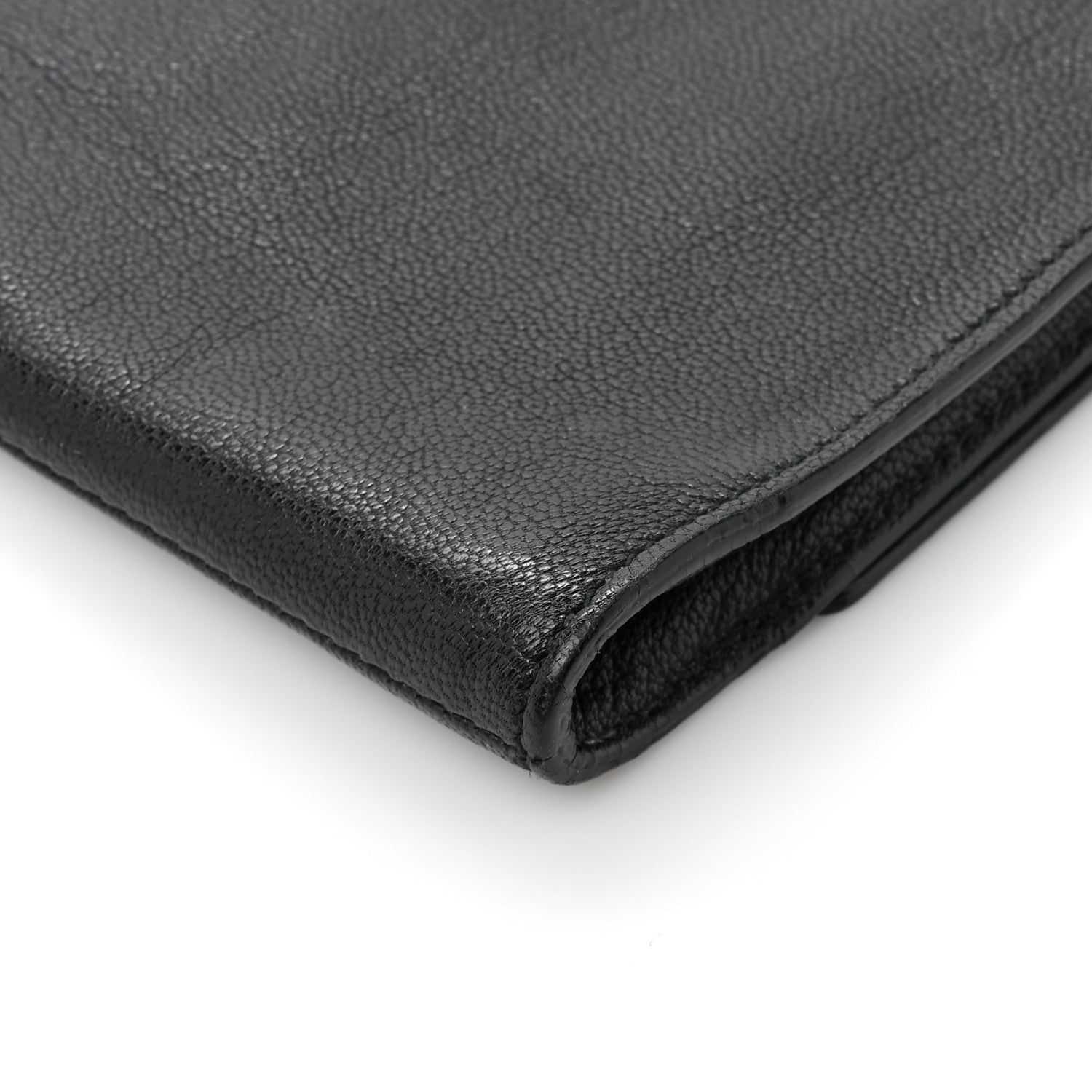 Saint Laurent Calfskin Monogram Large Belle De Jour Clutch Black 13 of 14