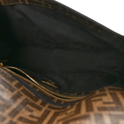 Fendi Glazed Fabric FF 1974 Hairdo Girls Inlay Baguette Mogano Panna Multicolor 5 of 10