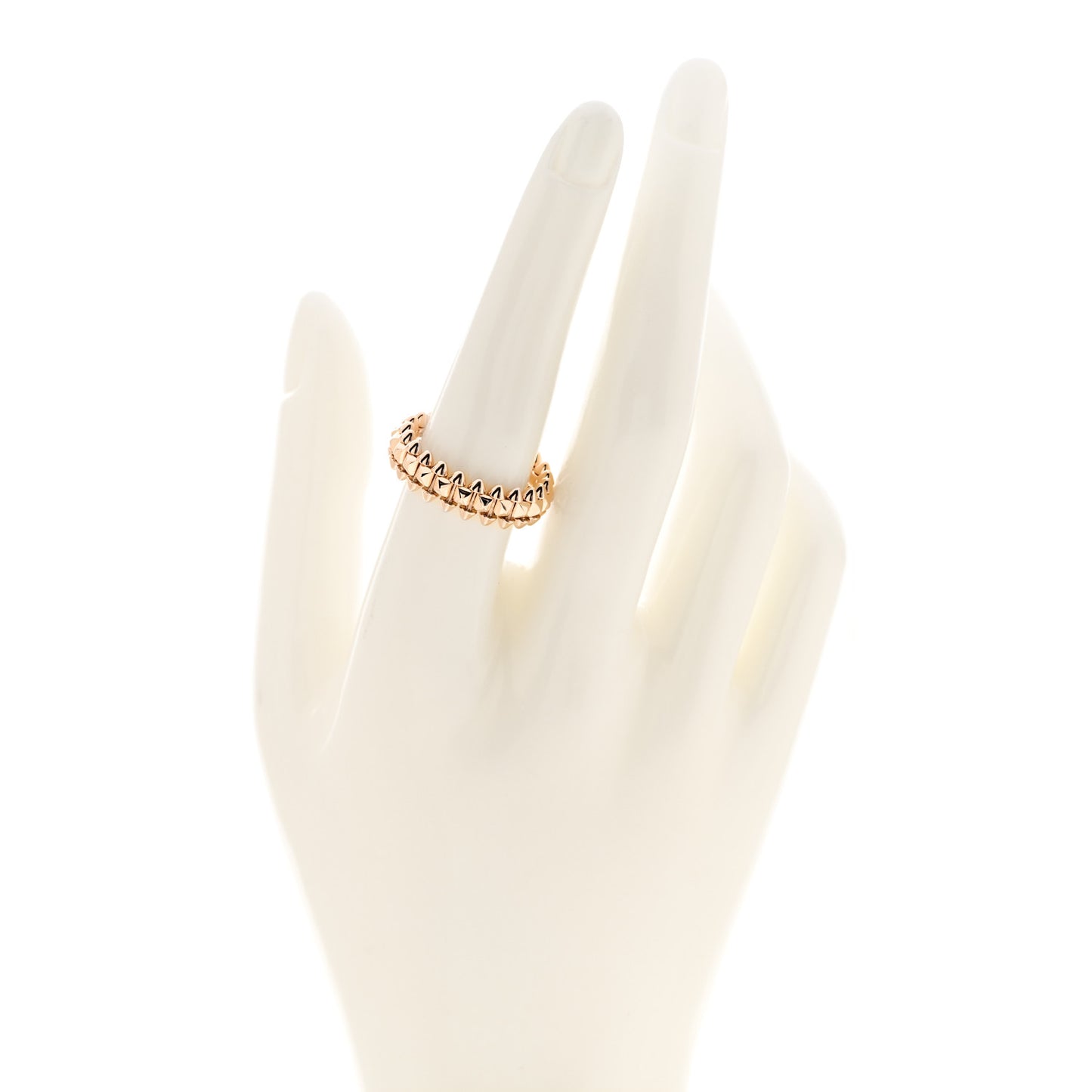 18K Pink Gold SM Clash De Cartier Ring 55 7.25