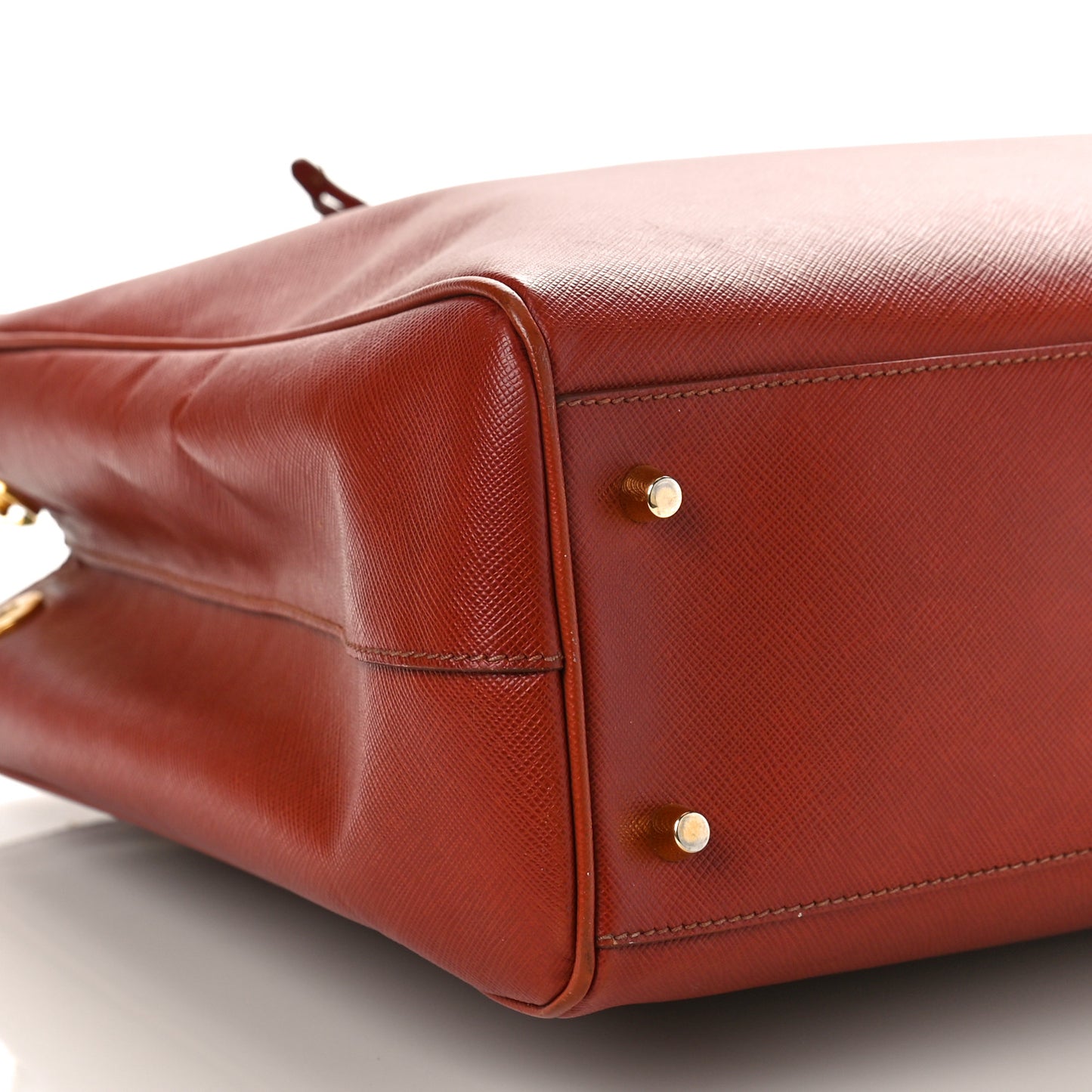 Saffiano Large Galleria Double Zip Tote Bacca