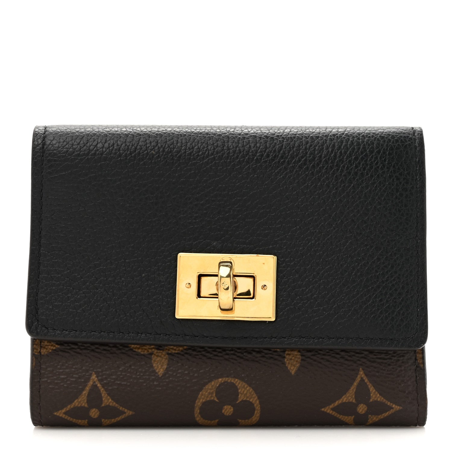 Louis Vuitton Monogram Victorine On My Side Wallet Black 1 of 10
