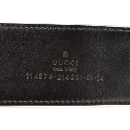 Gucci Monogram Interlocking G 40mm Belt 85 34 Red 5 of 7