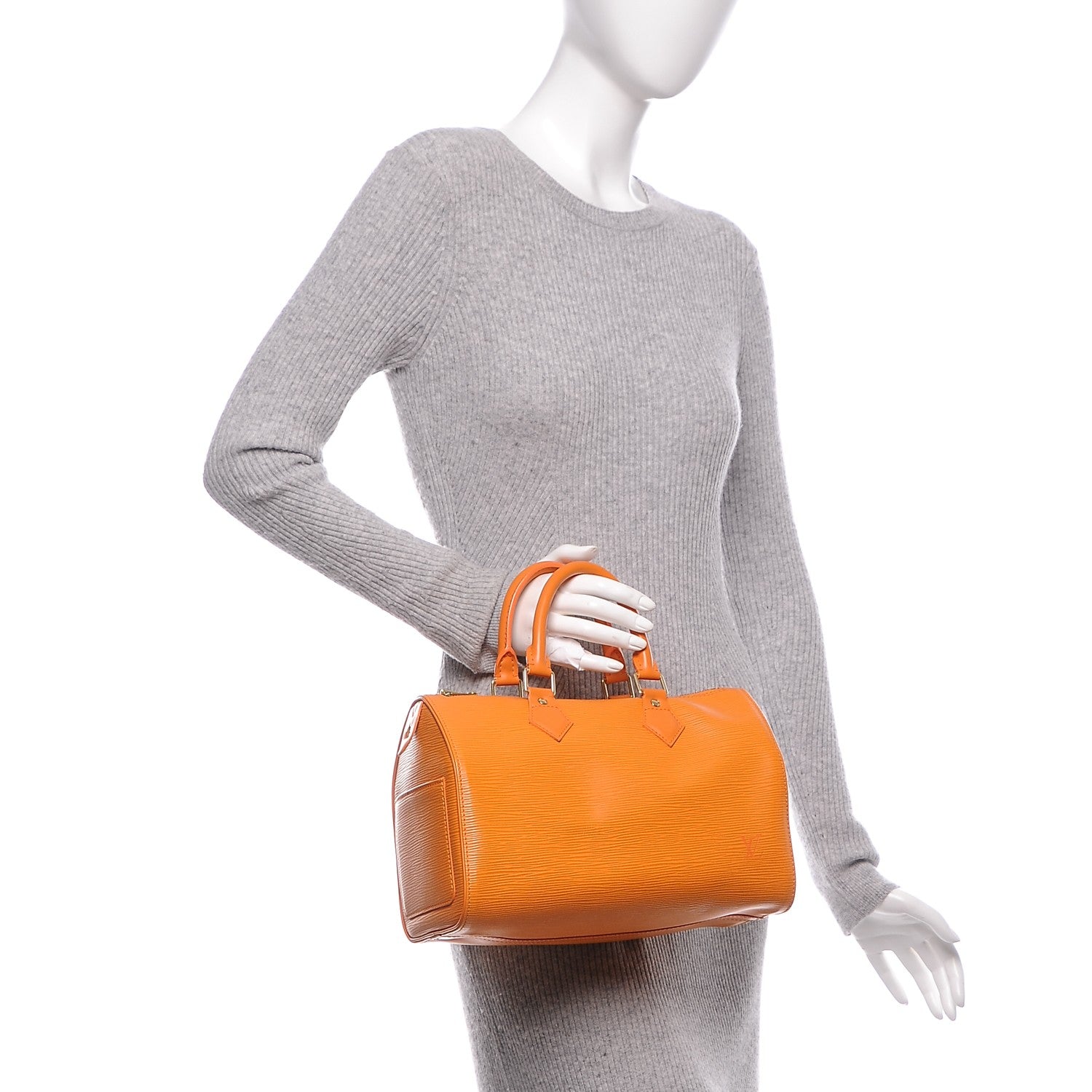 Louis Vuitton Epi Speedy 25 Mandarin 2 of 6