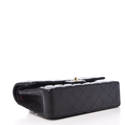 Chanel Lambskin Quilted Medium Double Flap Black 4 of 13