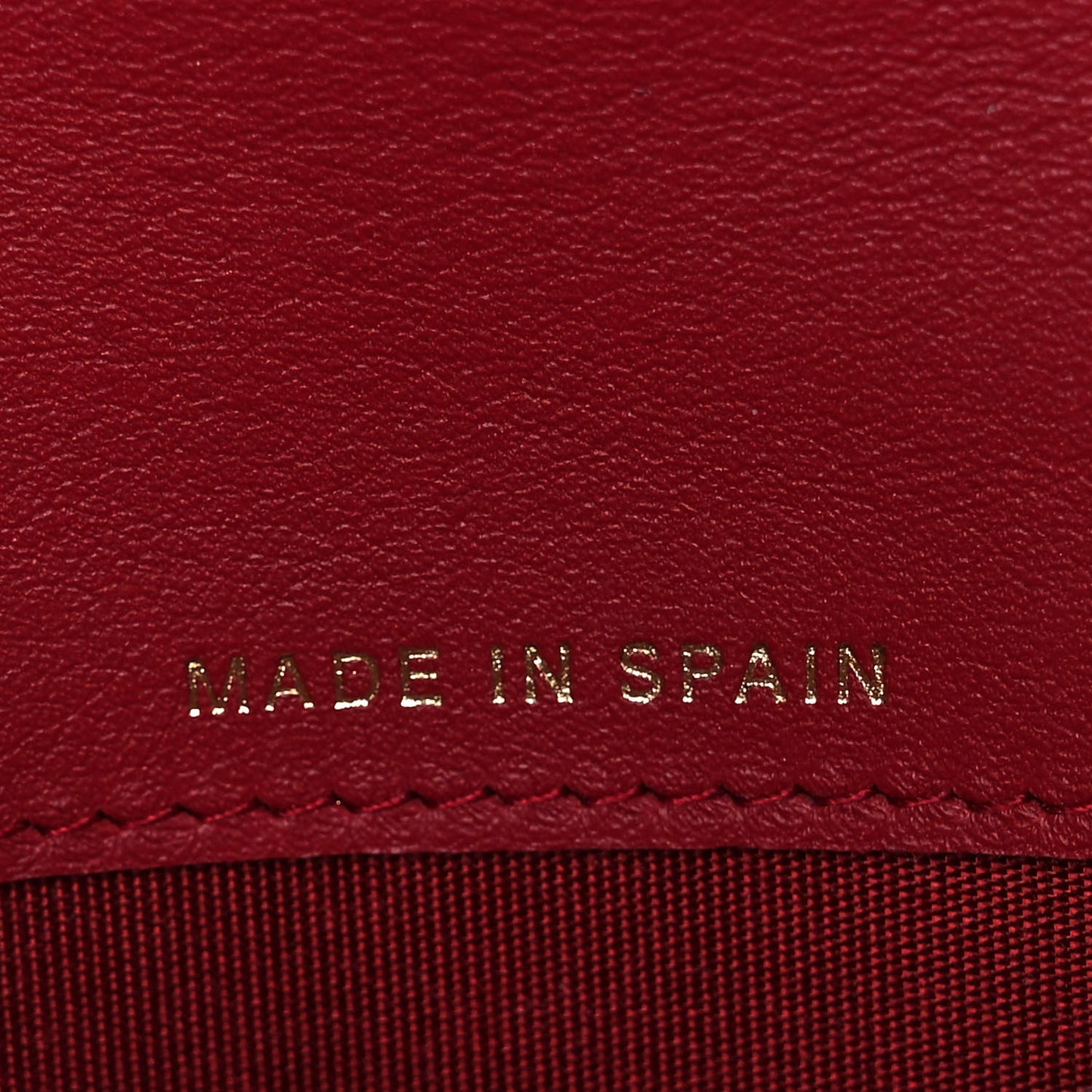 Lambskin Quilted Boy Flap Wallet Red