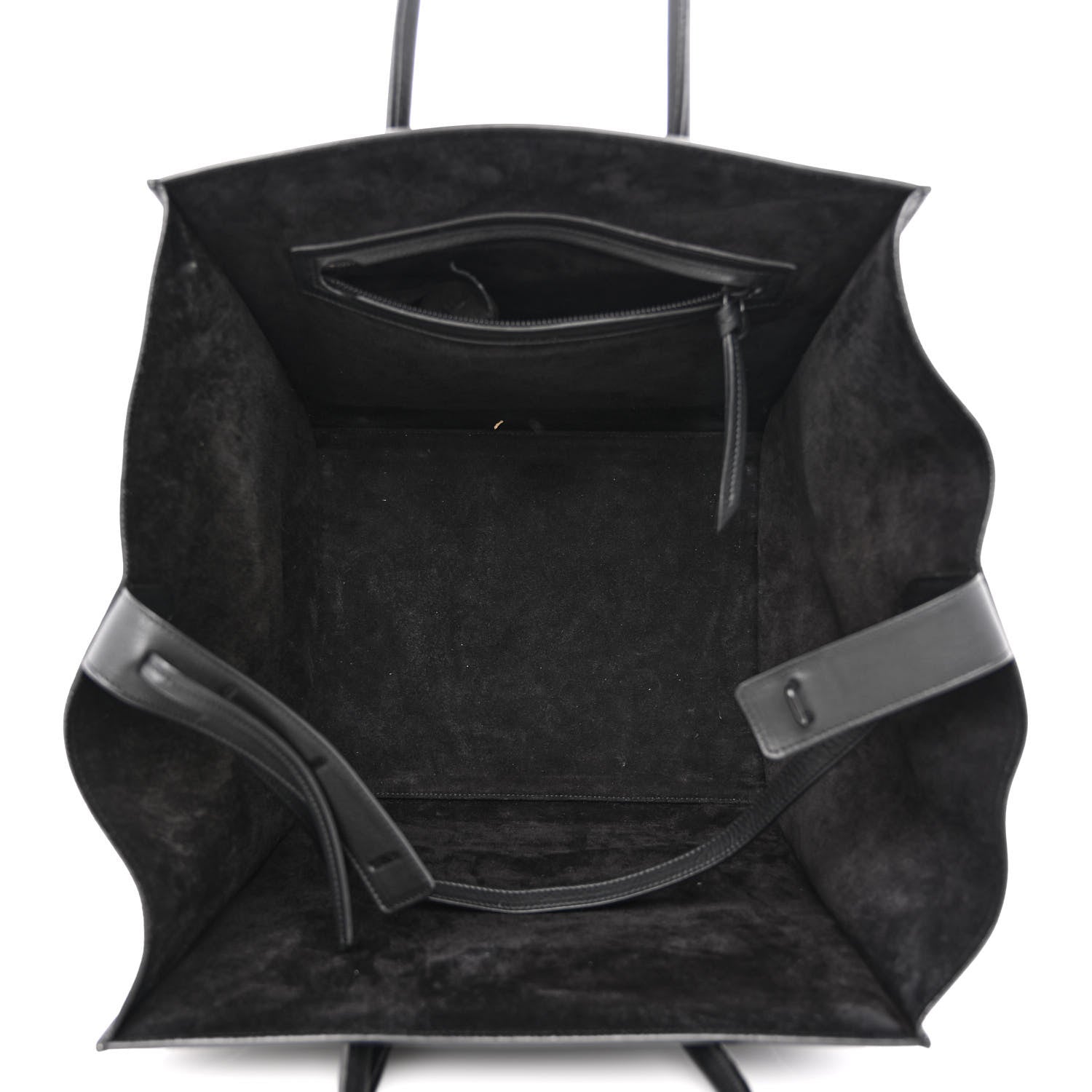 Celine Supple Calfskin Medium Phantom Luggage Black 5 of 10