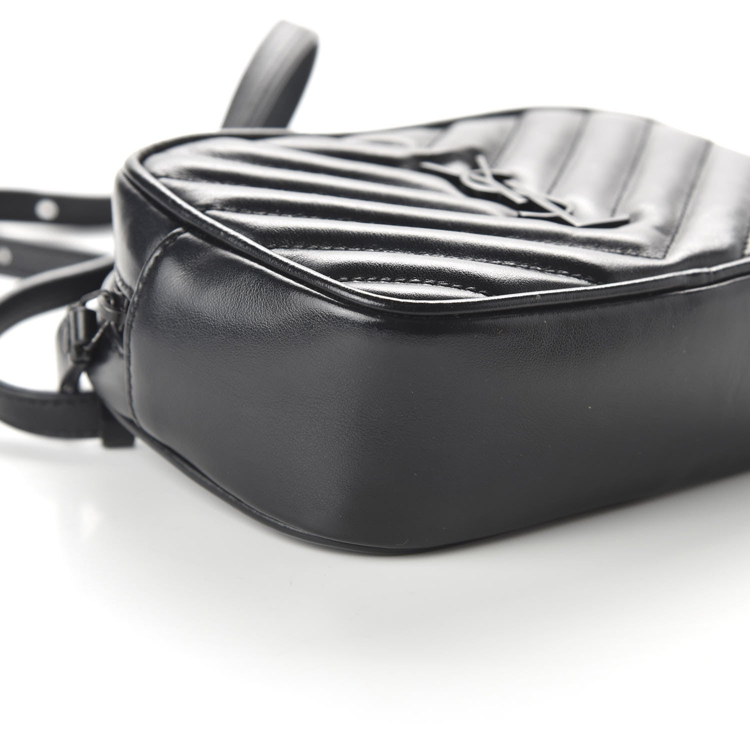 Saint Laurent Calfskin Matelasse Monogram Lou Belt Bag Black 6 of 10