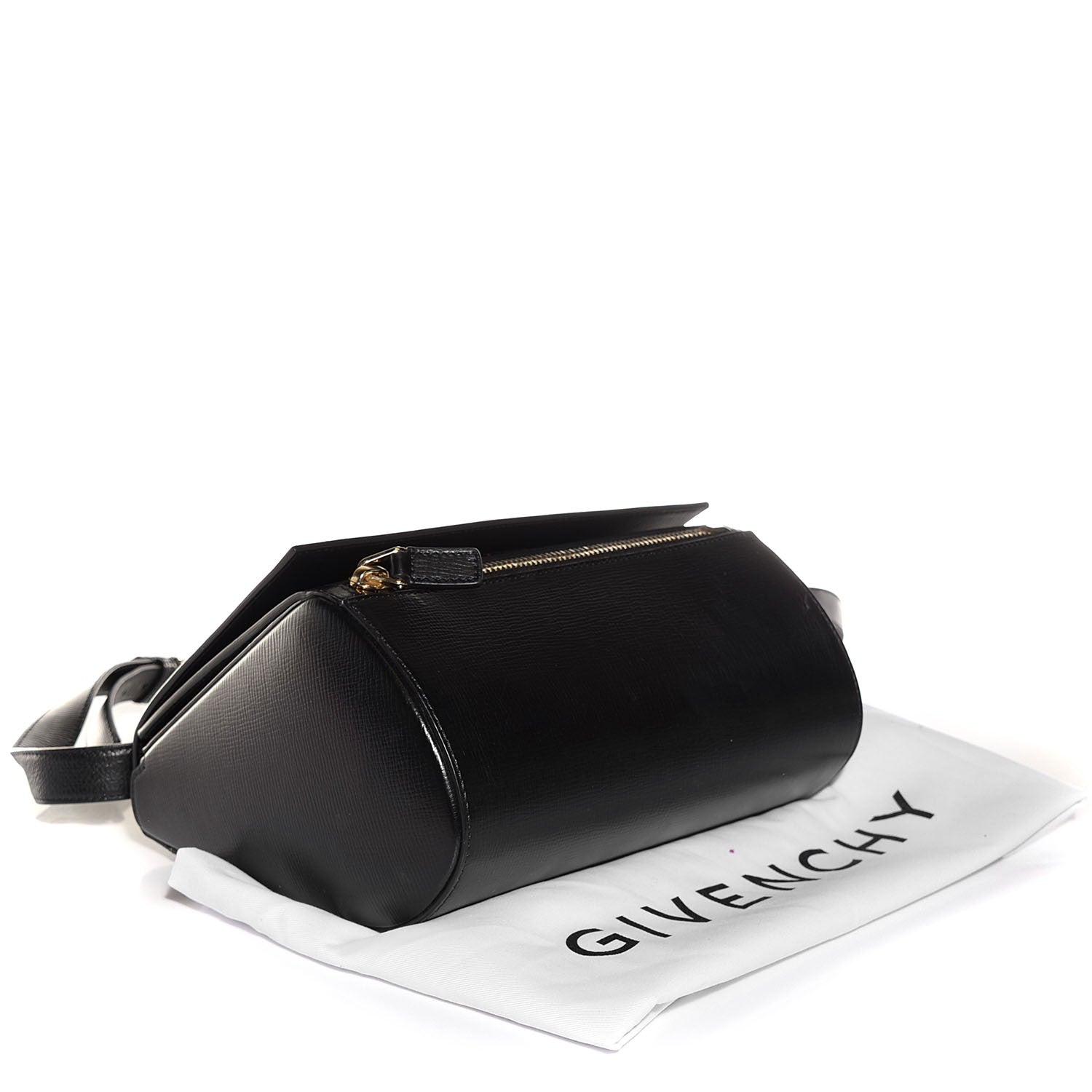 Givenchy Textured Calfskin Medium Pandora Box Crossbody Bag Black 4 of 9