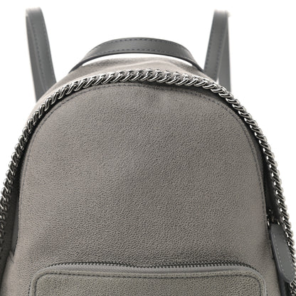 Stella McCartney Shaggy Deer Mini Falabella Backpack Light Grey 8 of 10