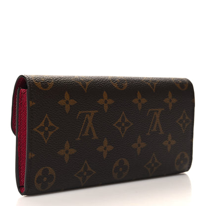 Louis Vuitton Monogram Emilie Wallet Fuchsia 3 of 7