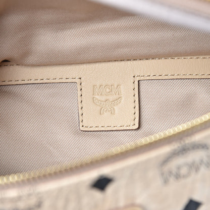 MCM Visetos Stark Belt Bag Beige 6 of 8
