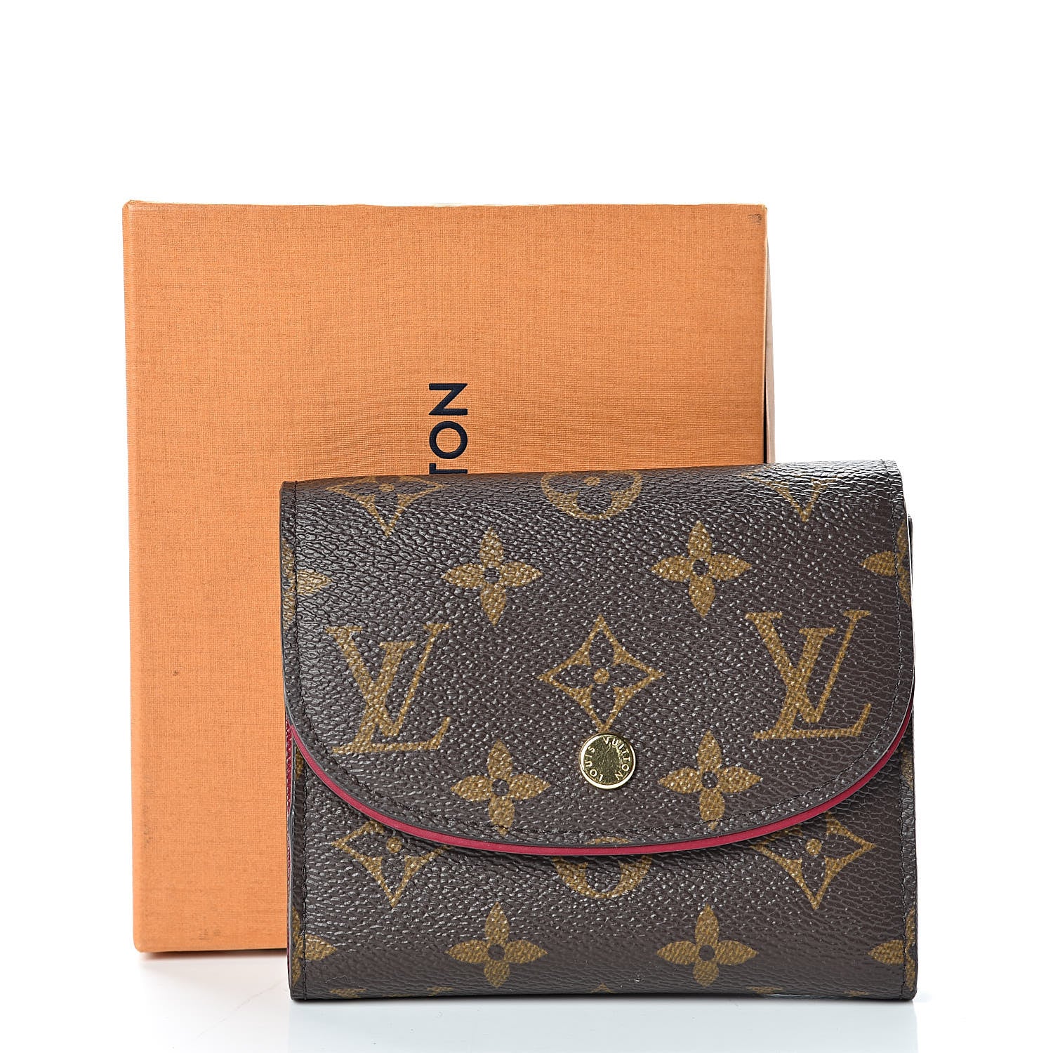 Louis Vuitton Monogram Ariane Compact Wallet Fuchsia 9 of 9