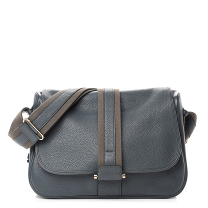 Hermes Taurillon Clemence Bourlingue Bleu Orage Etain 1 of 10