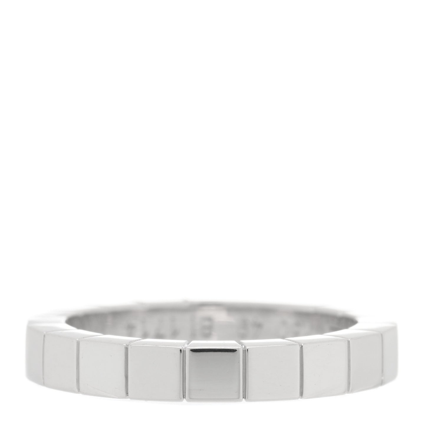 18K White Gold Lanieres Ring 49 4.75
