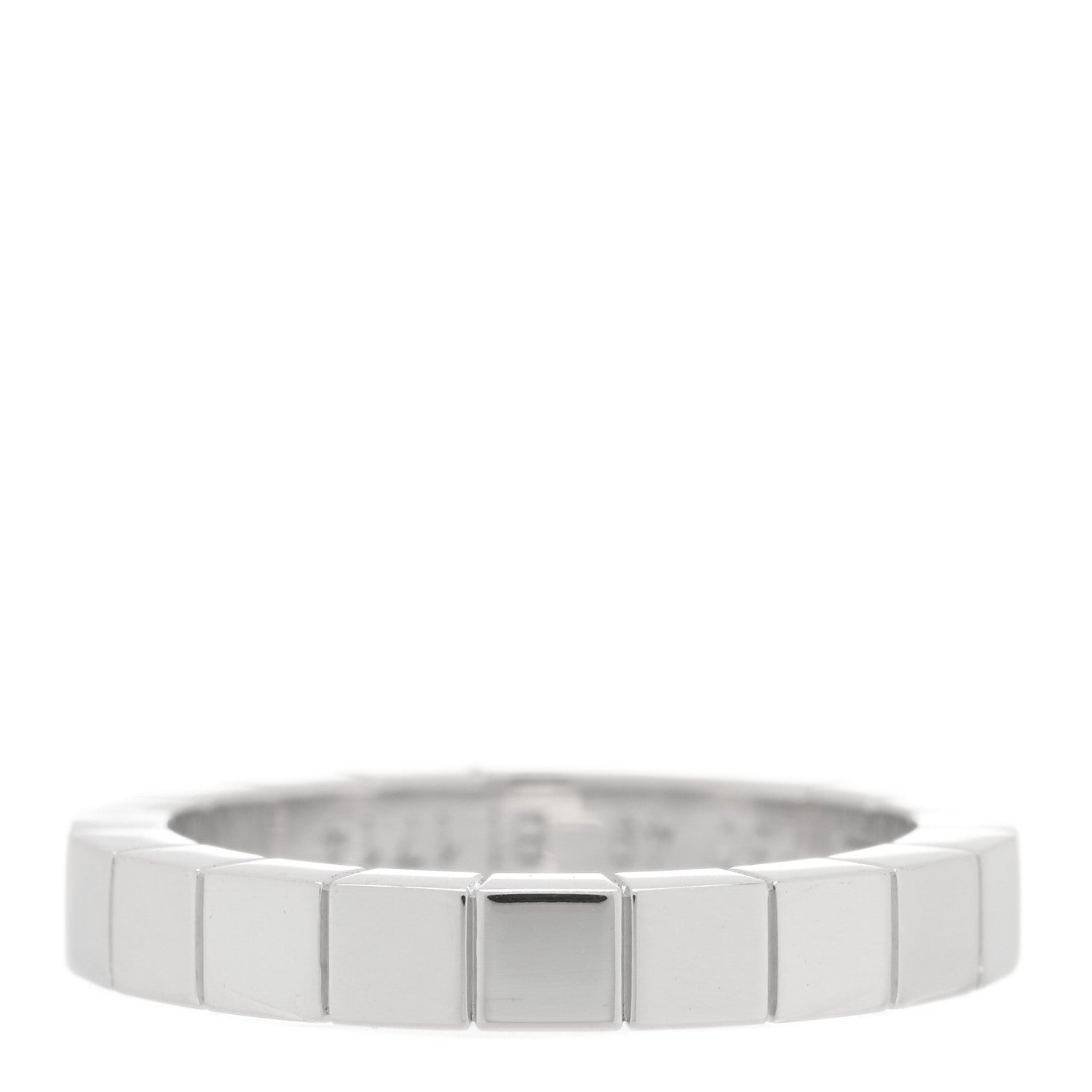 Cartier 18K White Gold Lanieres Ring 49 4.75 3 of 4
