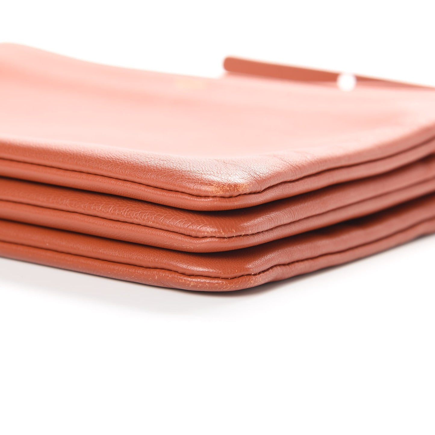 Lambskin Small Trio Crossbody Bag Tan