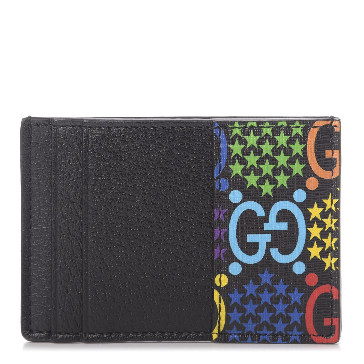 Gucci GG Supreme Monogram Psychedelic Card Holder Black 1 of 7