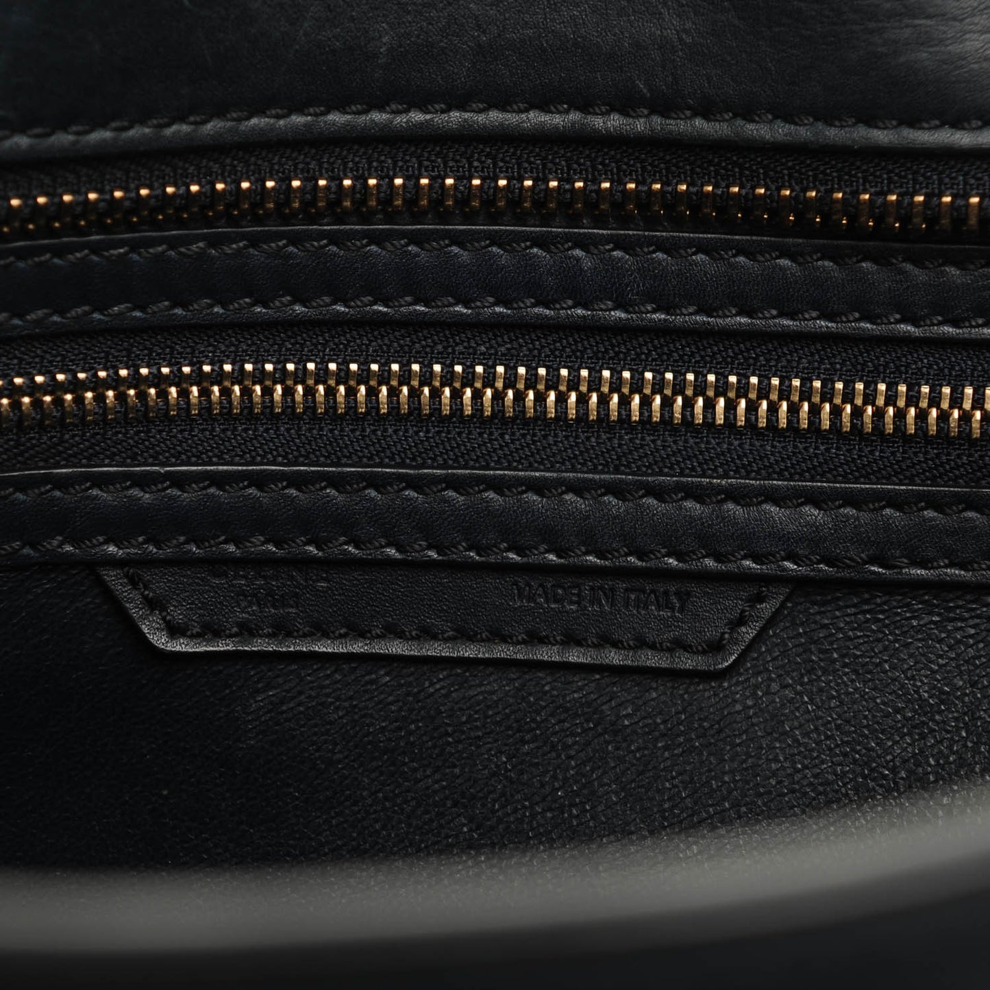 Smooth Calfskin Micro Luggage Navy Blue