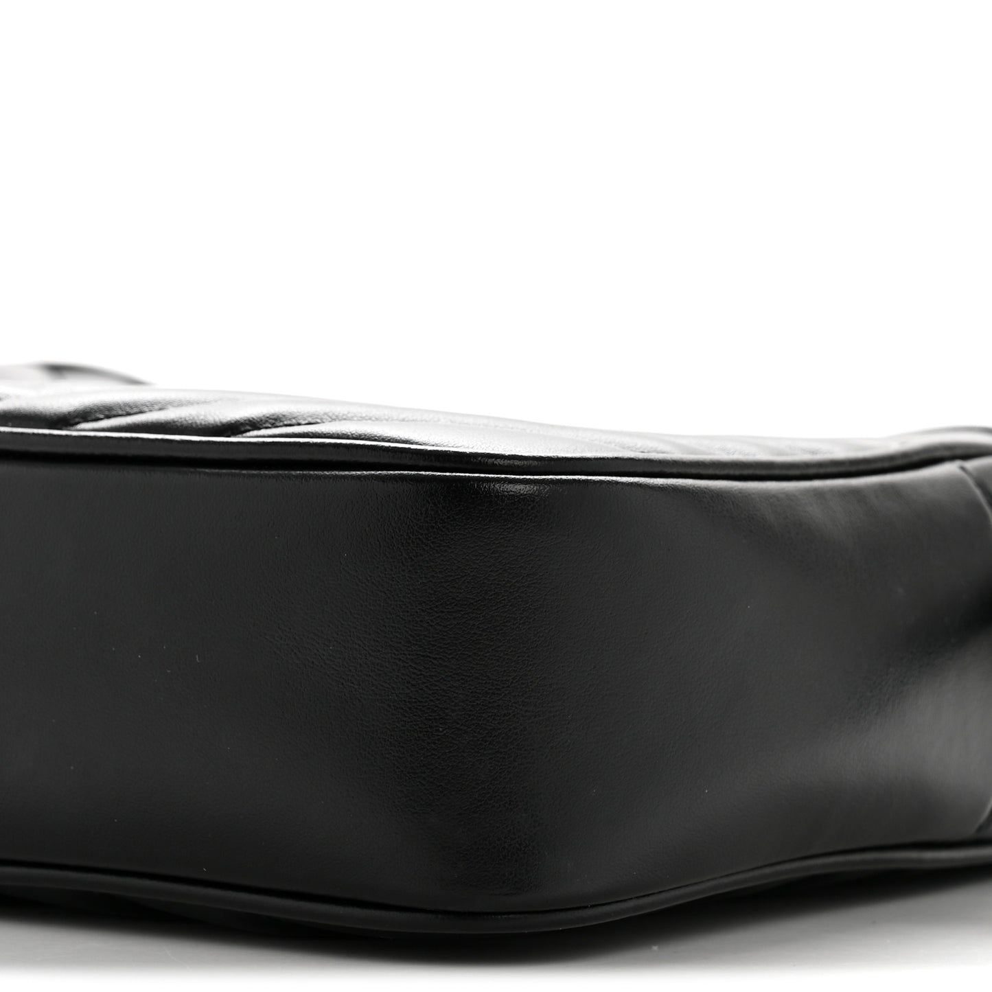 Calfskin Matelasse Monogram Monochrome Lou Camera Bag Black