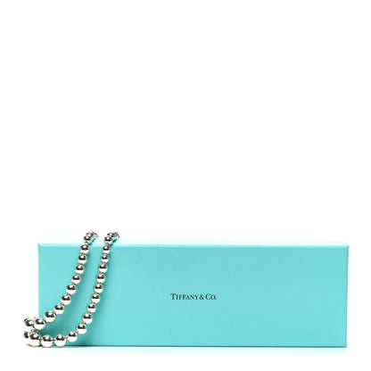 Tiffany Sterling Silver HardWear Graduated Ball Two-Row Necklace 6 of 6