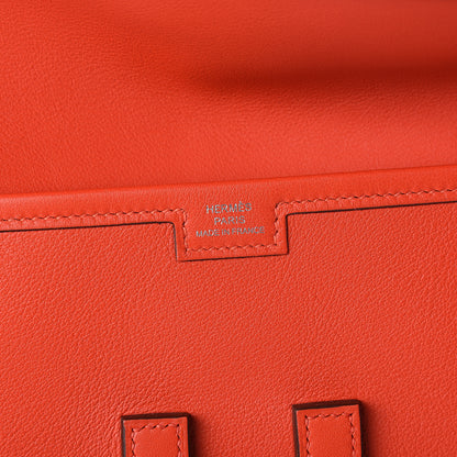 Hermes Swift Jige Elan 29 Clutch Capucine 5 of 8