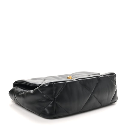 Chanel Lambskin Quilted Medium Chanel 19 Flap Black 4 of 12