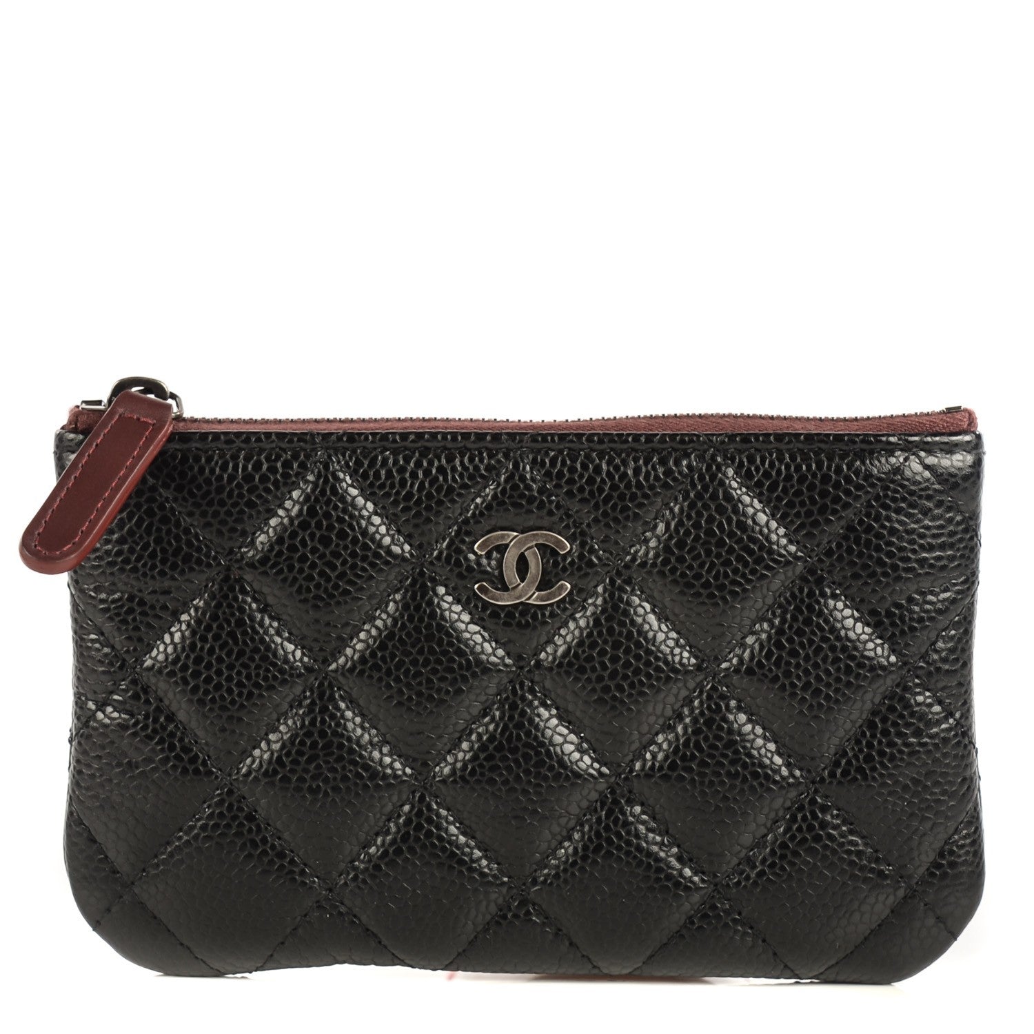 Chanel Caviar Quilted Coin Purse Case Black 1 of 8