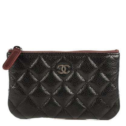 Chanel Caviar Quilted Coin Purse Case Black 1 of 8