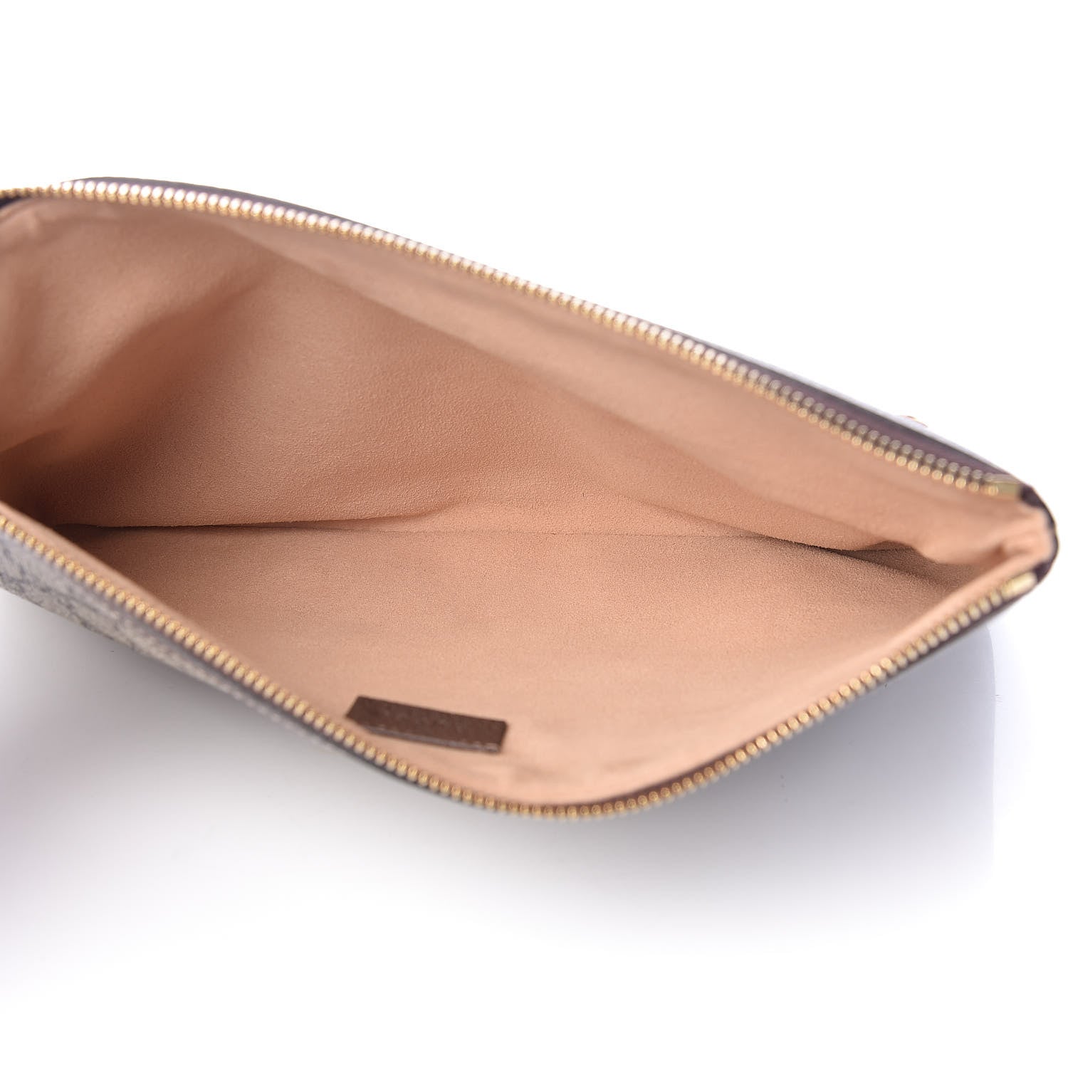 Gucci GG Supreme Monogram Large Ophidia Pouch Clutch Brown 5 of 10