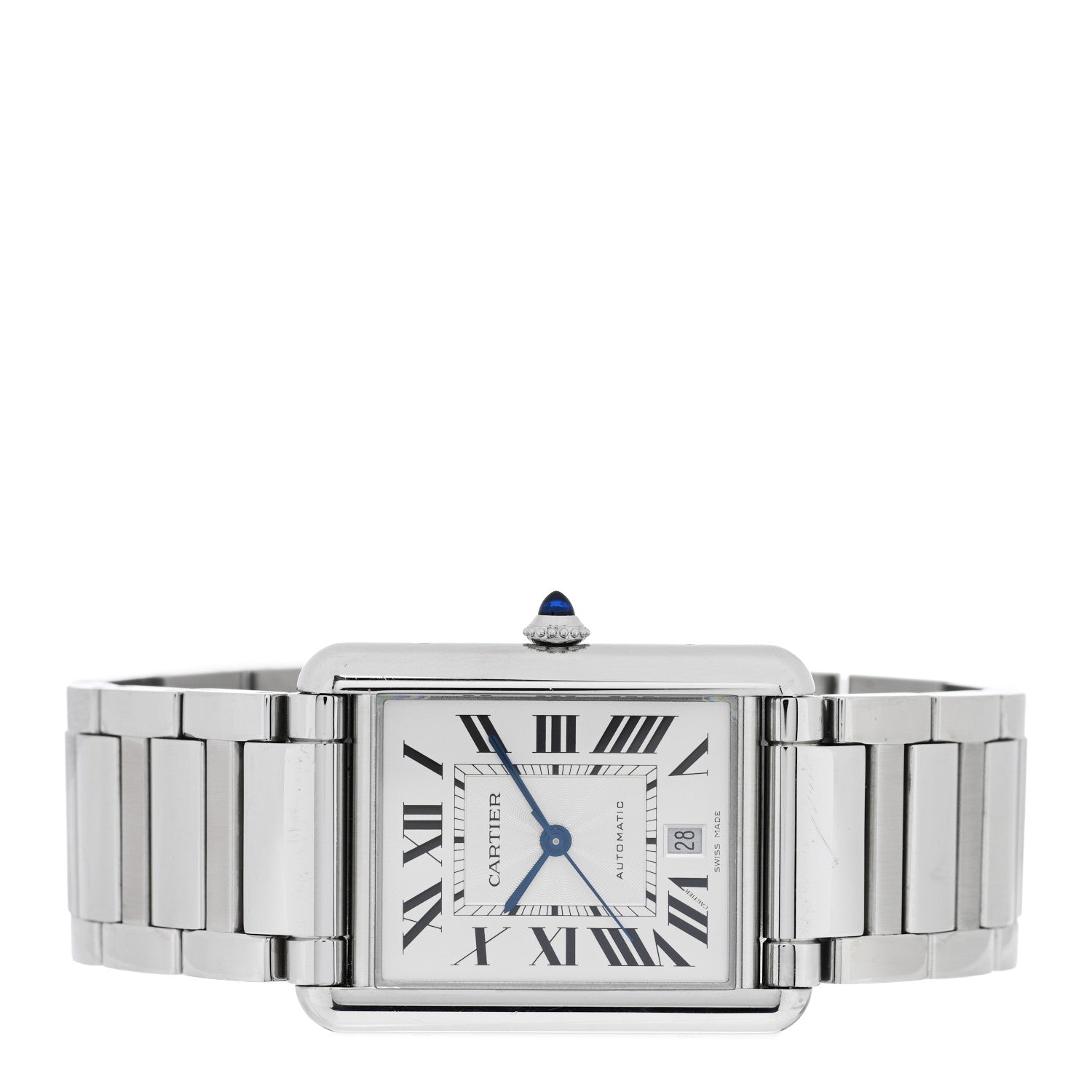 Cartier Stainless Steel 31mm Tank Must Automatic Watch 2 of 5