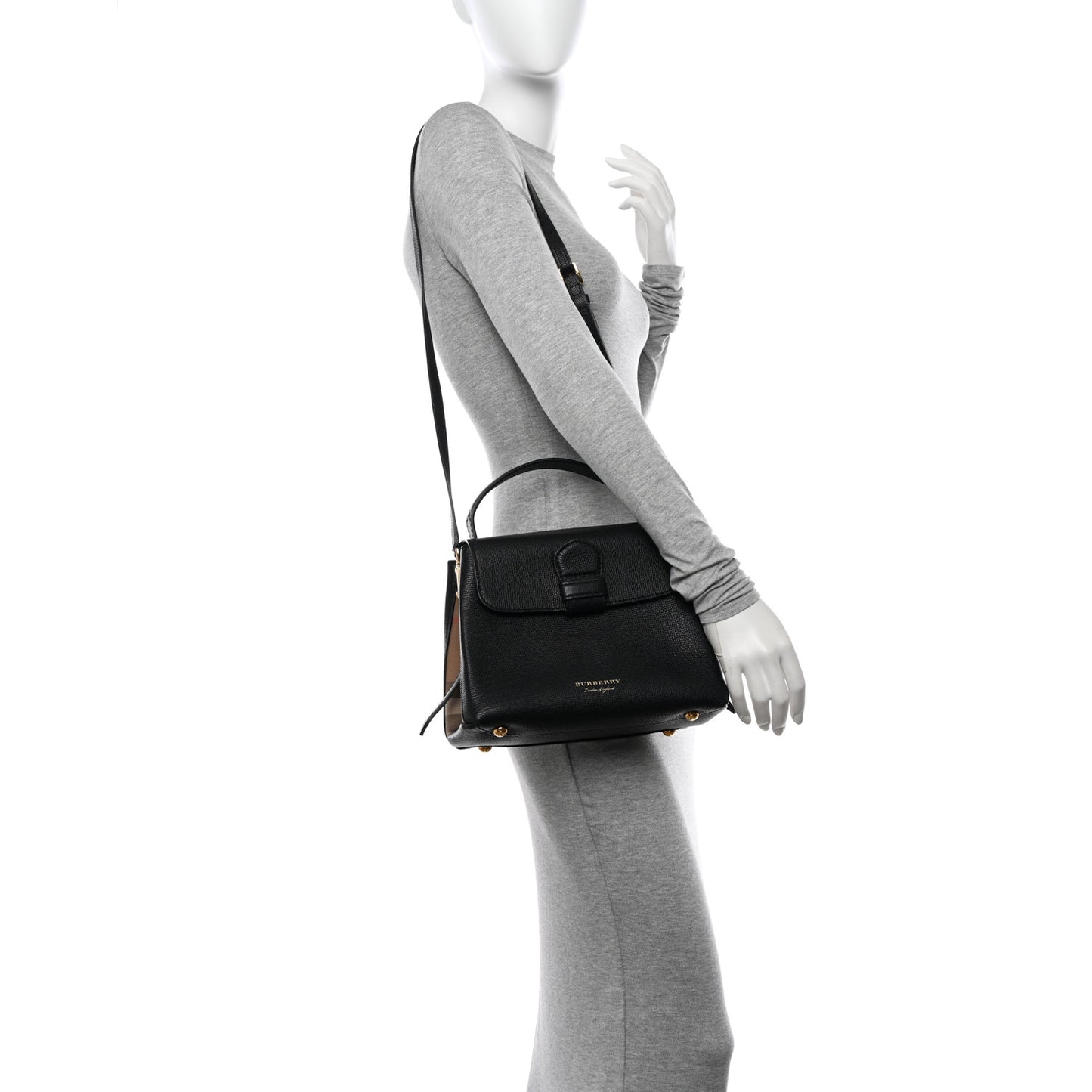 Derby Calfskin House Check Small Camberley Black