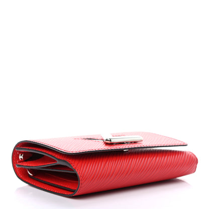 Louis Vuitton Epi Twist Compact Wallet Coquelicot 4 of 7