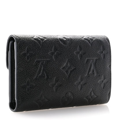 Louis Vuitton Empreinte Compact Curieuse Wallet Black 3 of 9