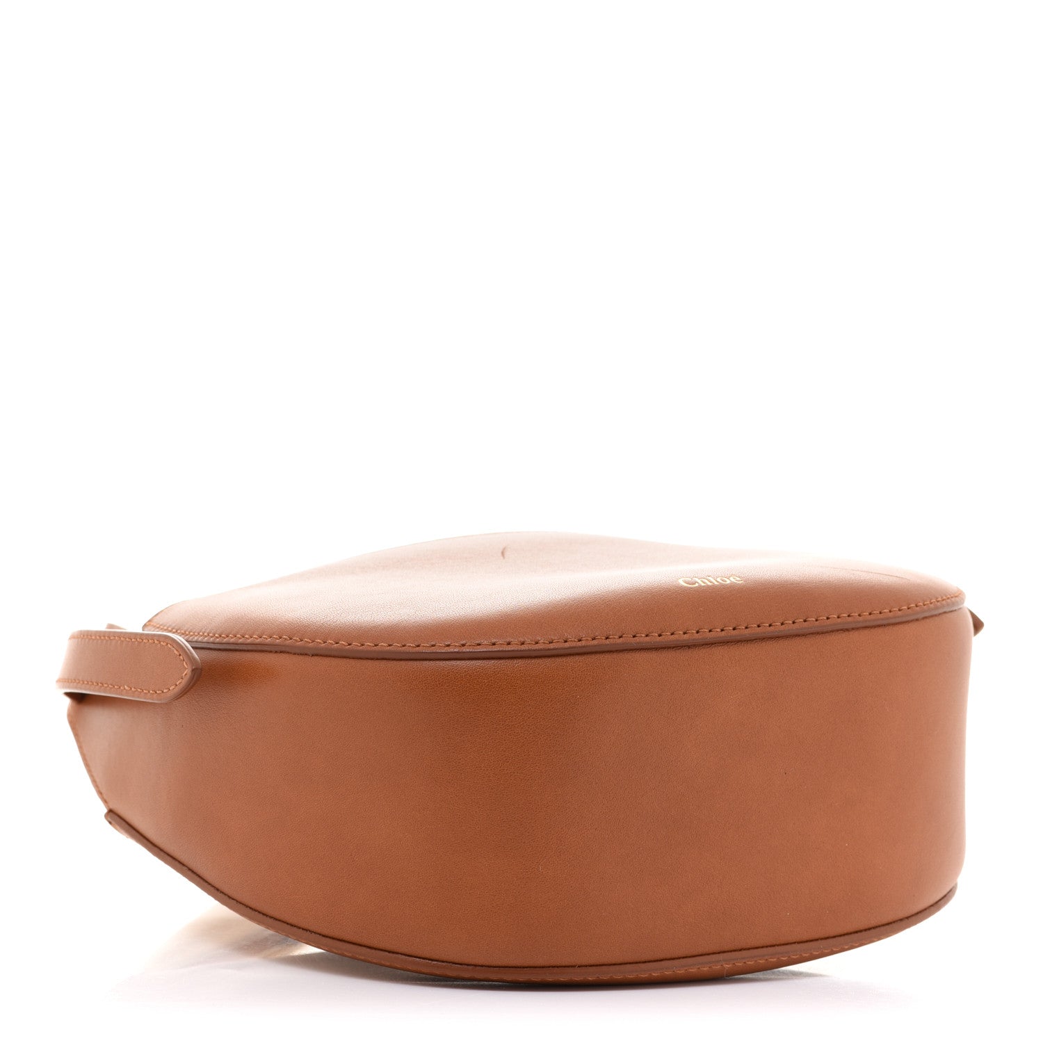 Chloe Small Grain Calfskin Kiss Bag Brown 4 of 11
