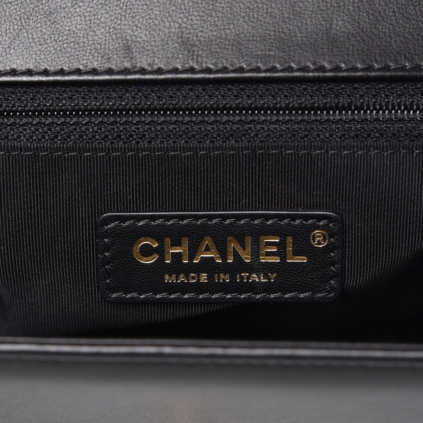 Lambskin Quilted New Medium Boy Flap Black