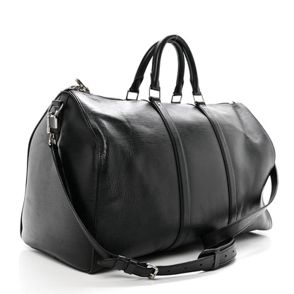 Louis Vuitton Epi Damier Graphite Keepall Bandouliere 50 Black 2 of 11